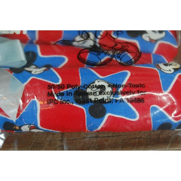 NEW Vintage 1987 Mickey Mouse Disney IPC Padded Hangers Soft Scent Blue Red - Picture 3 of 5